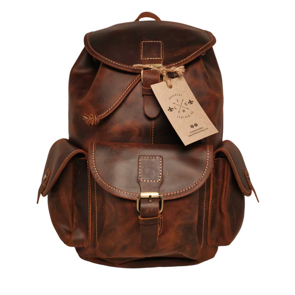 Horse leather backpack hot sale