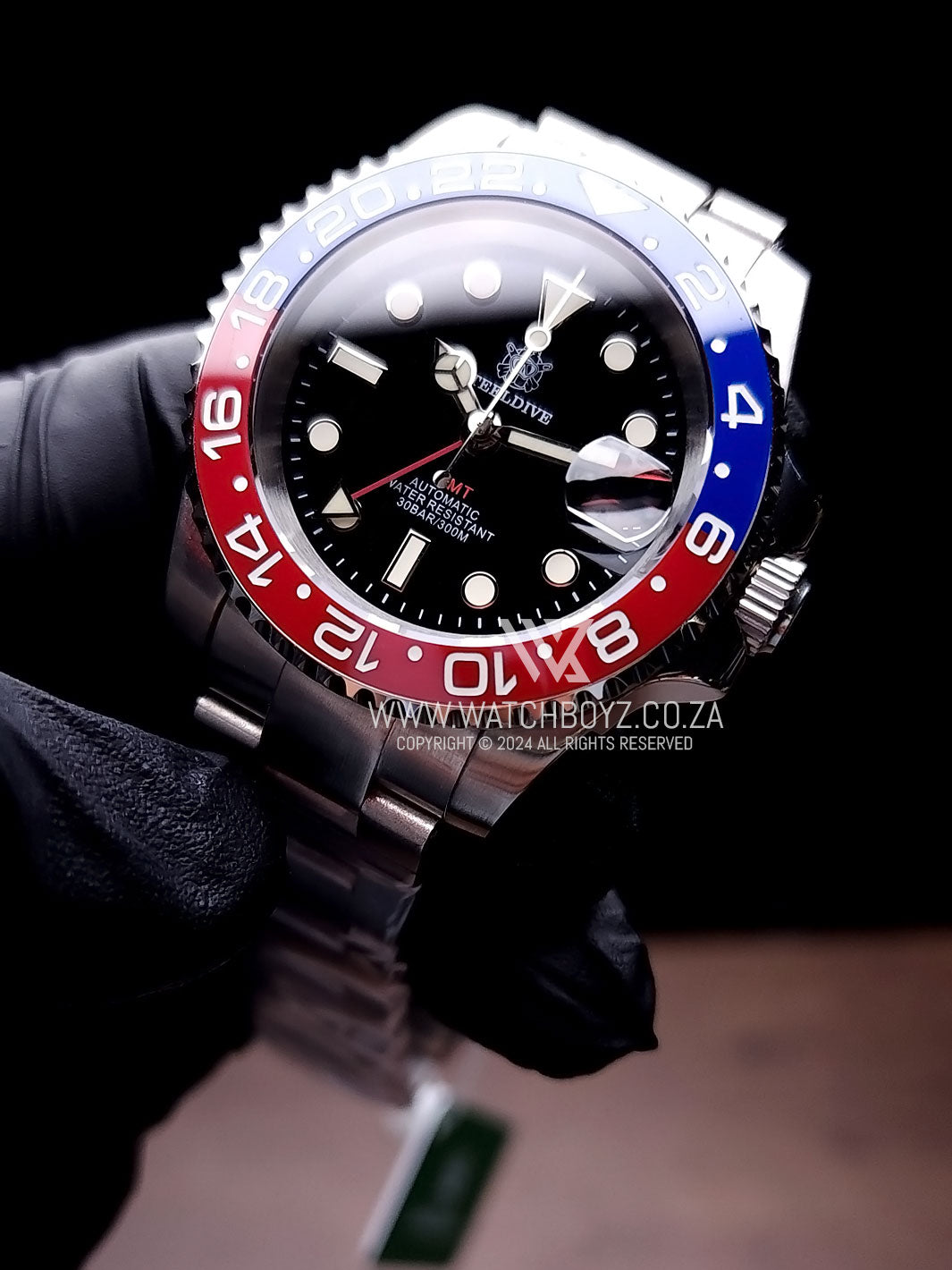 Steeldive SD1993 NH34 GMT Automatic 300M Diver V2