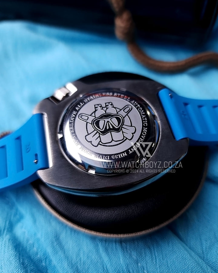 Steeldive SD1970 6105 V2 200M Diver FKM Rubber Strap Edition