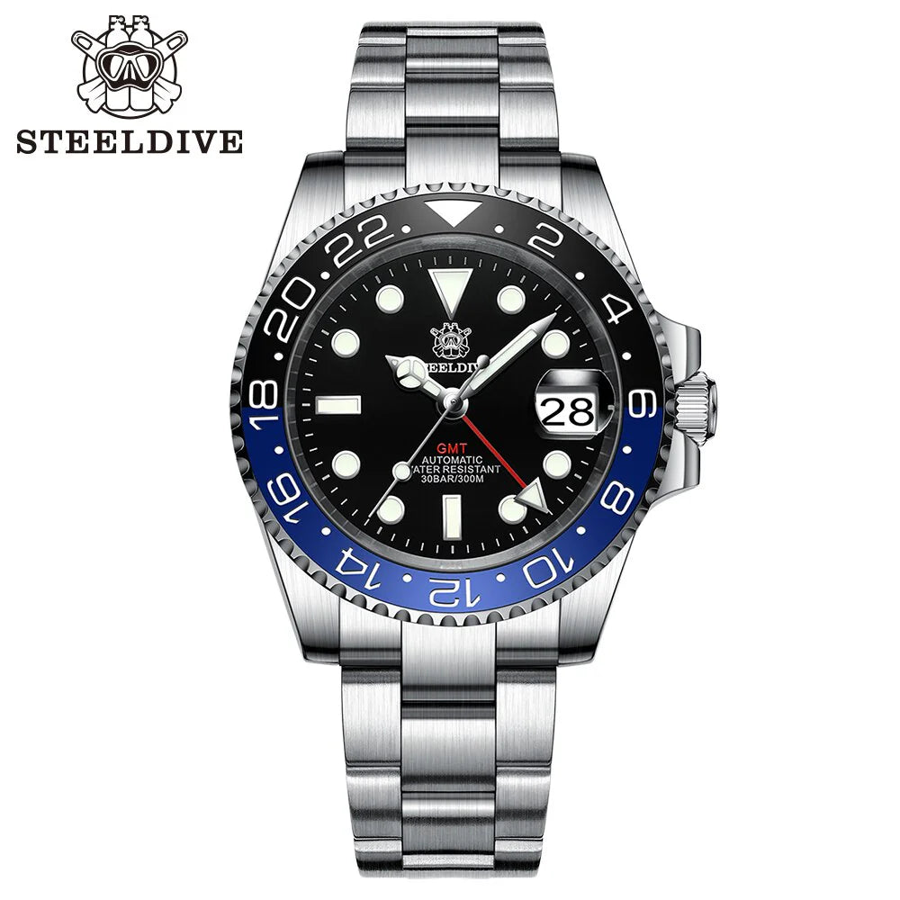 Steeldive SD1993 NH34 GMT Automatic 300M Diver V2